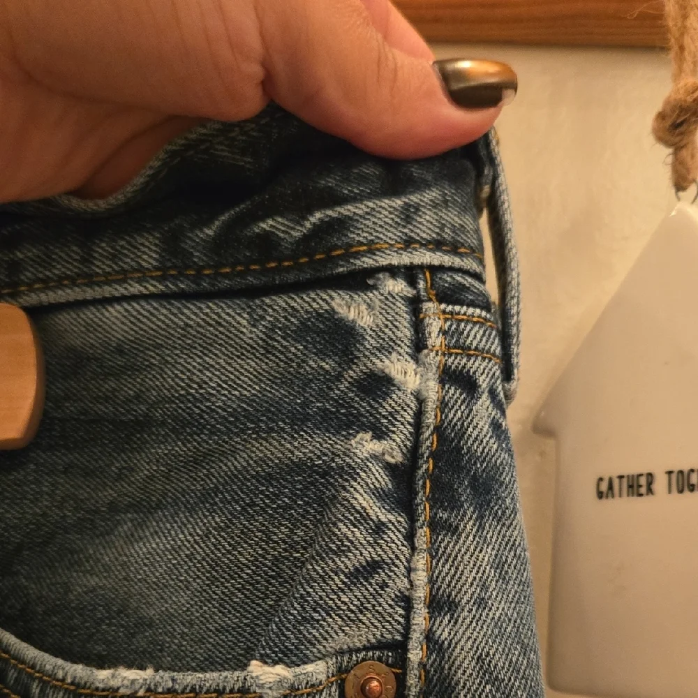 Mens Vintage Levi's 505 Jeans Tagged 32x30 - Picture 9 of 13